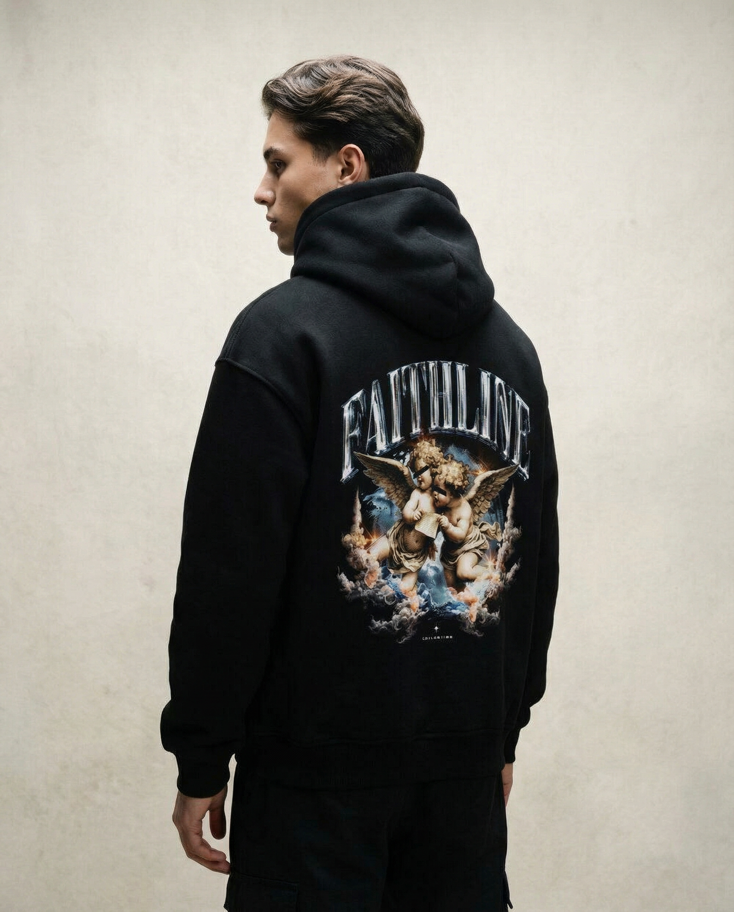 Faithline Oversized Zipper Hoodie