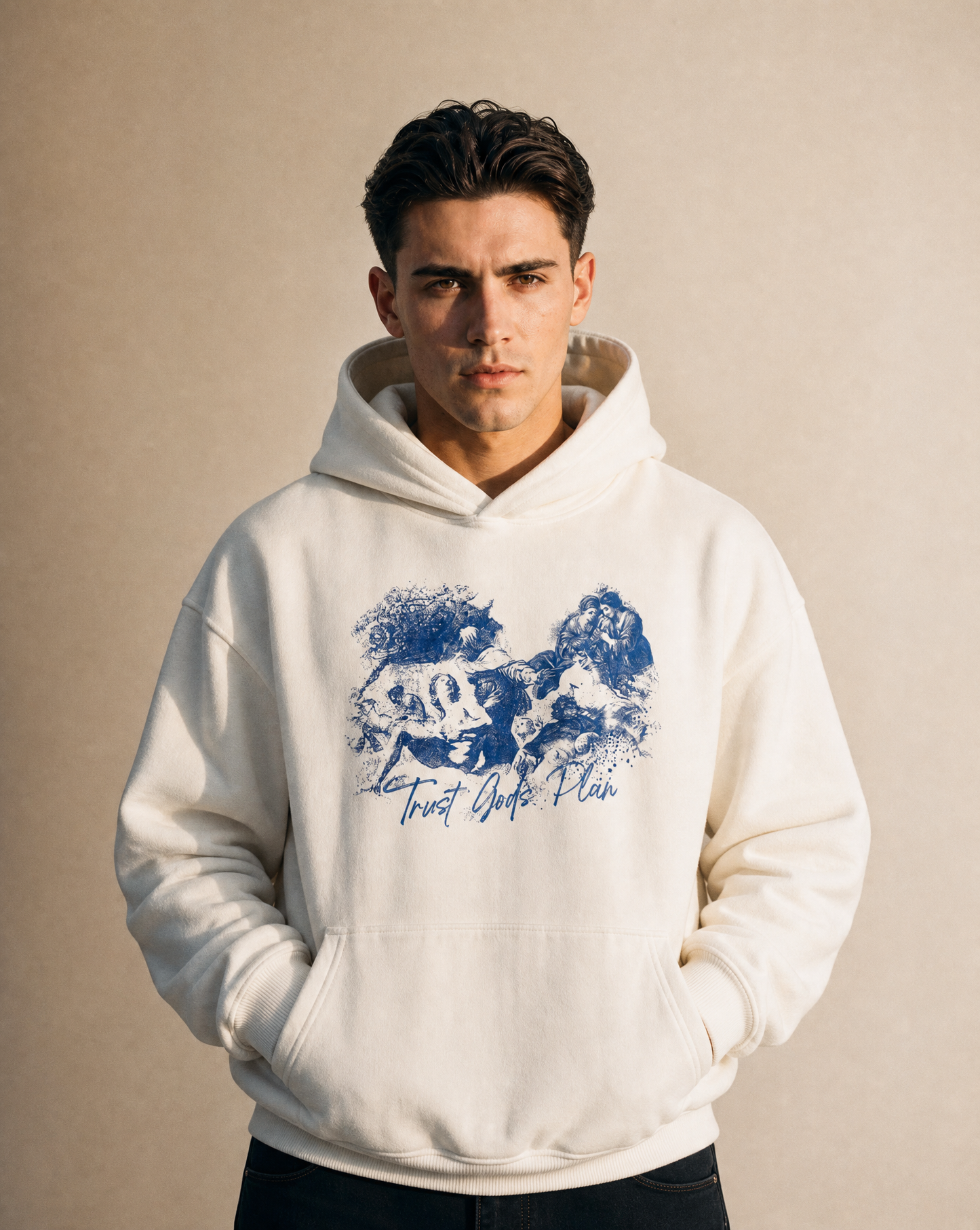 Trust God Oversized Hoodie