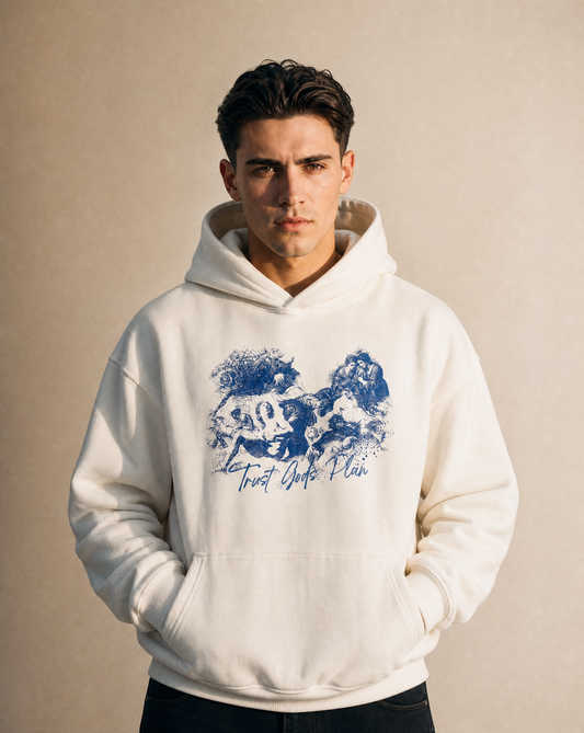 Trust God Oversized Hoodie