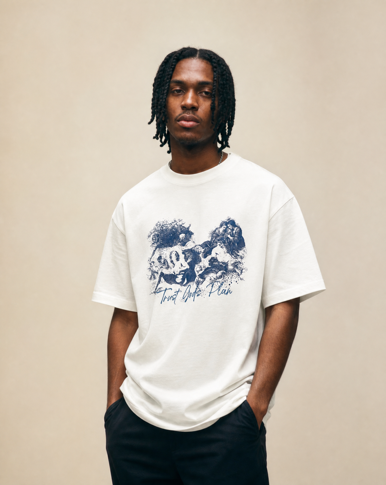 Trust God Oversized Shirt