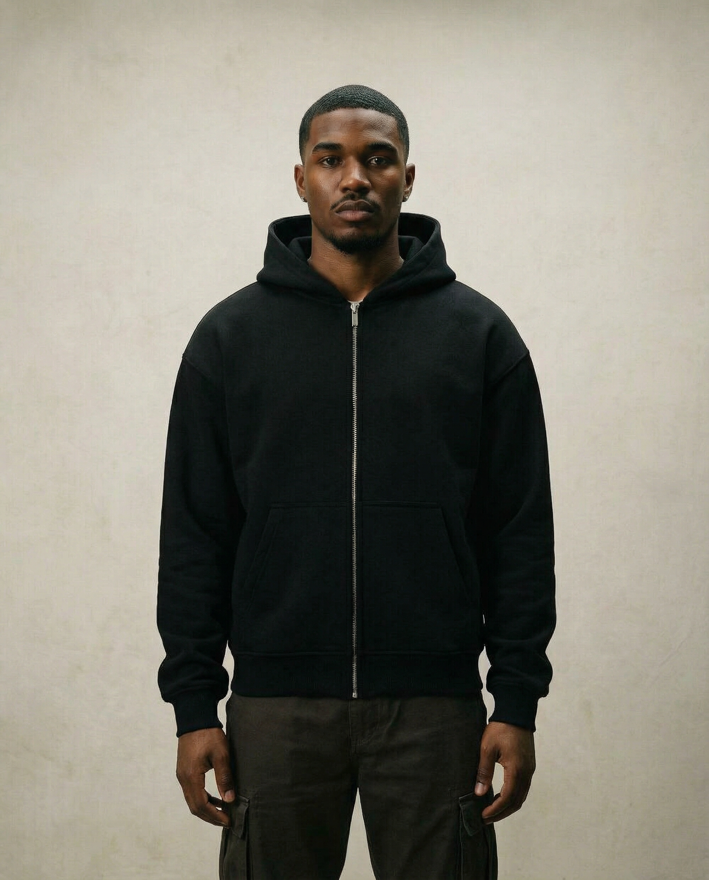 Victory Oversized Zipper Hoodie