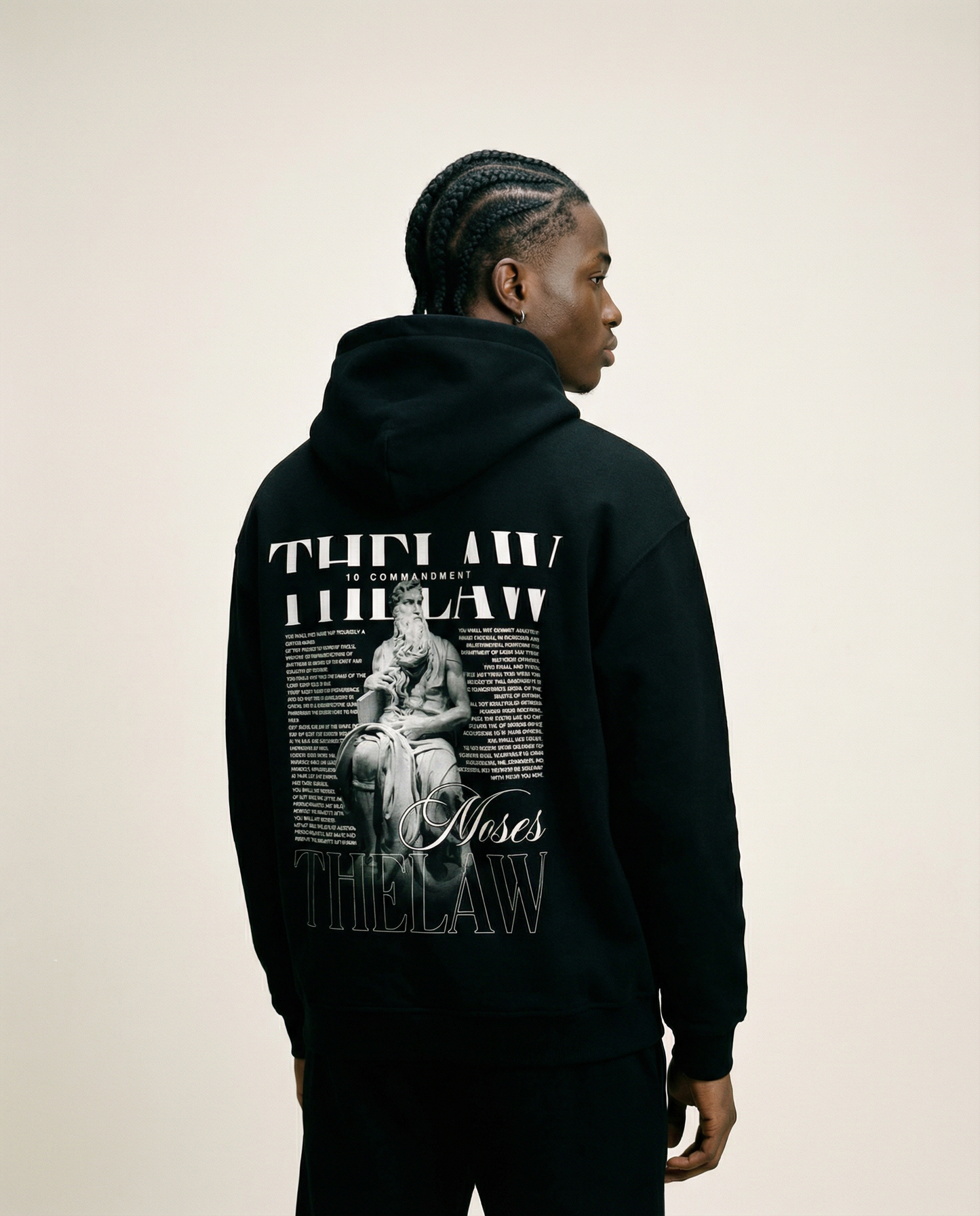 The Law Oversized Zipper Hoodie