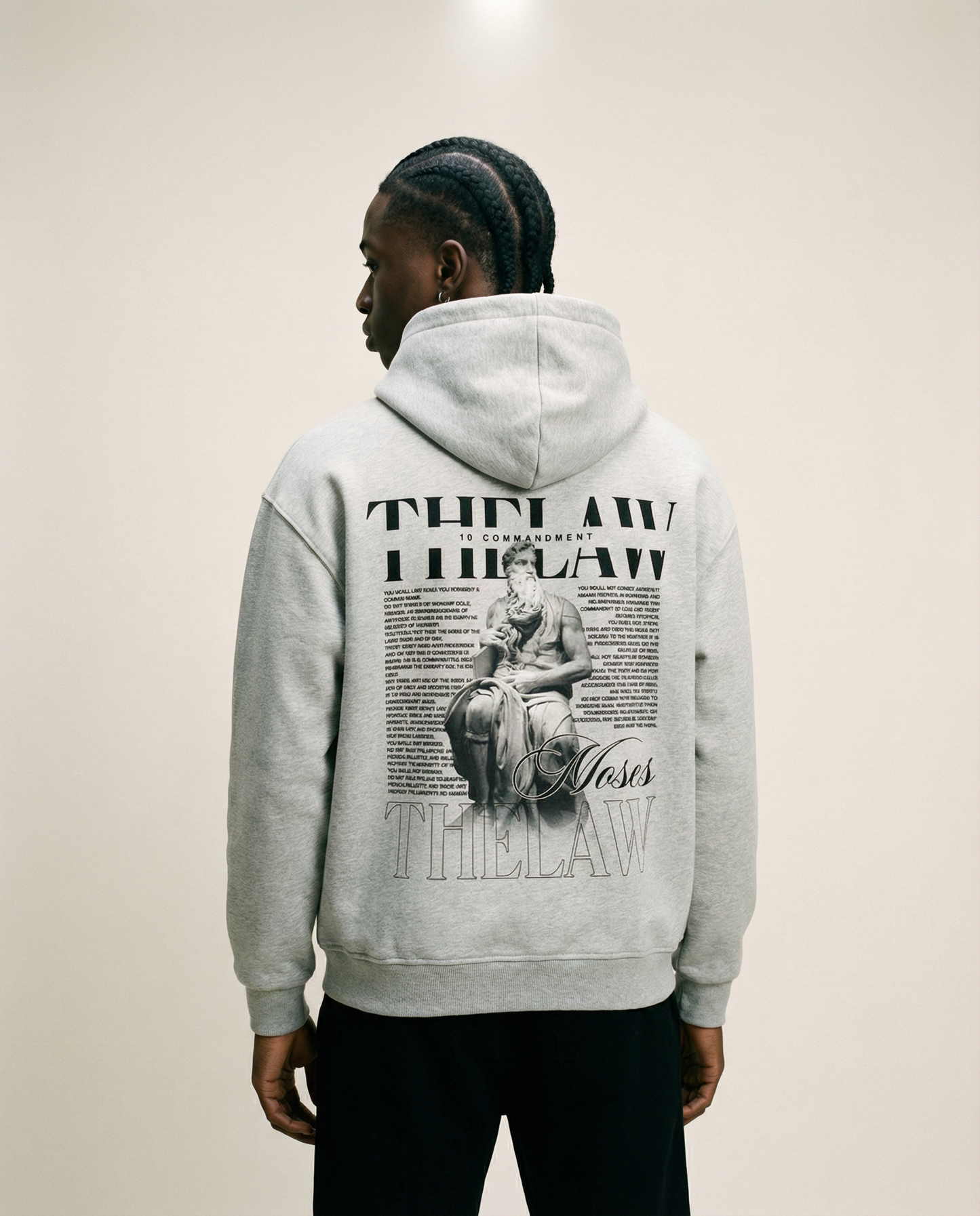 The Law Oversized Zipper Hoodie