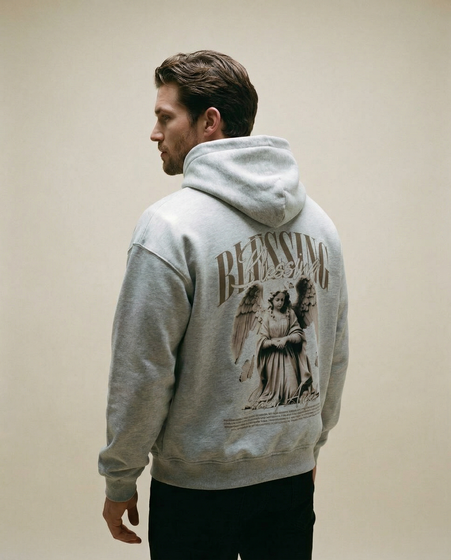Blessing Oversized Zipper Hoodie