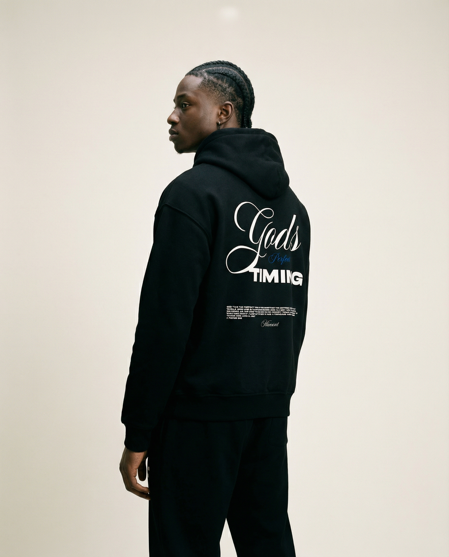 Gods Timing Oversized Zipper Hoodie