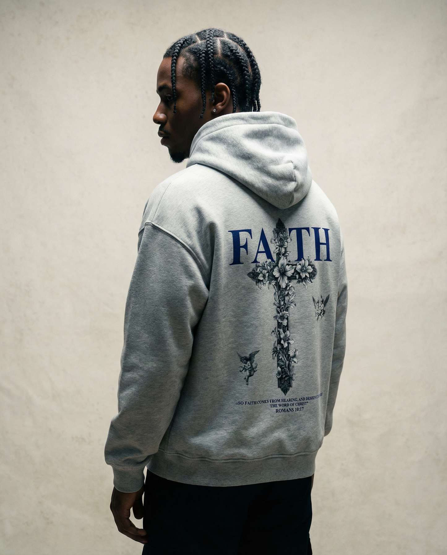 Faith Oversized Zipper Hoodie