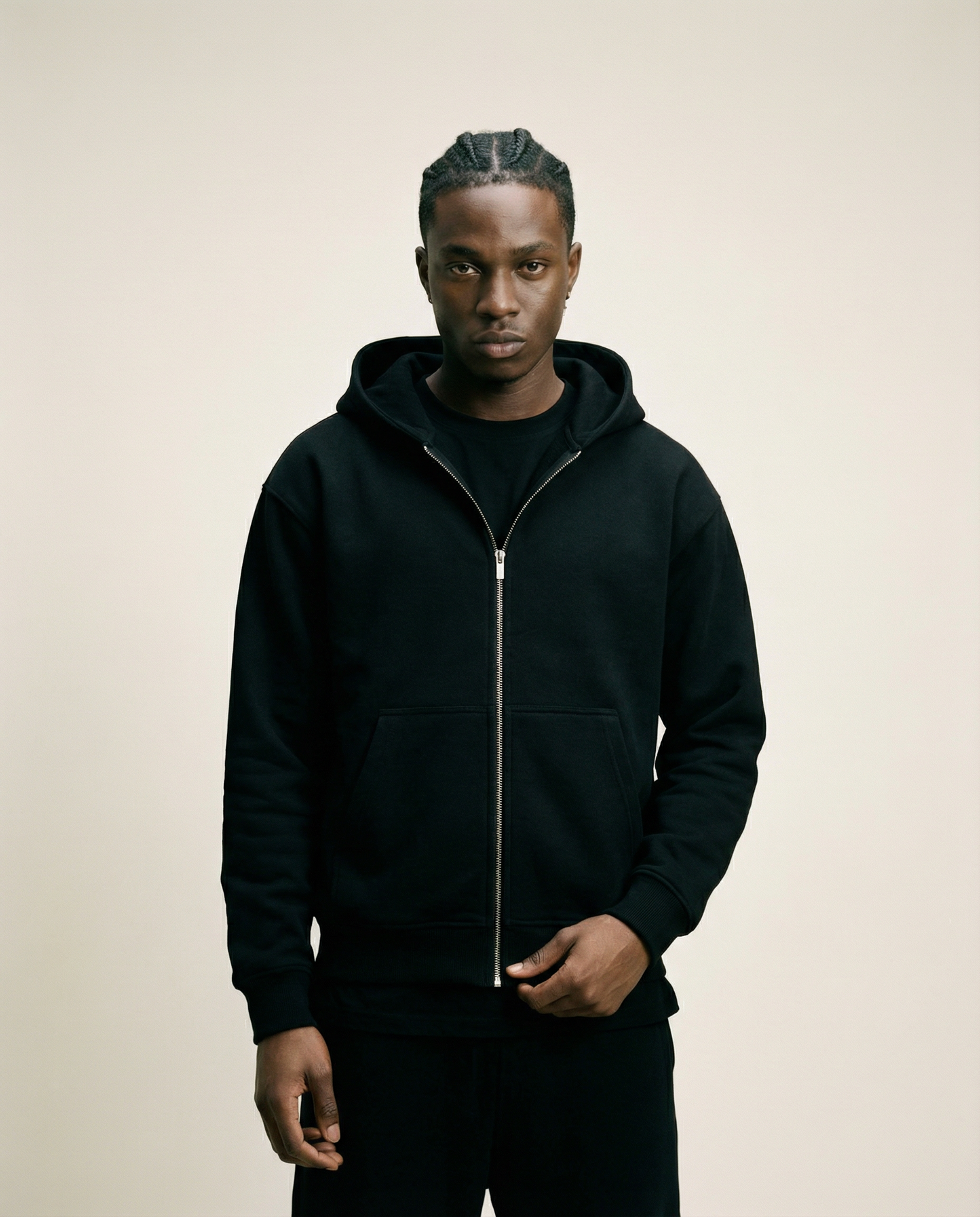 Gods Timing Oversized Zipper Hoodie